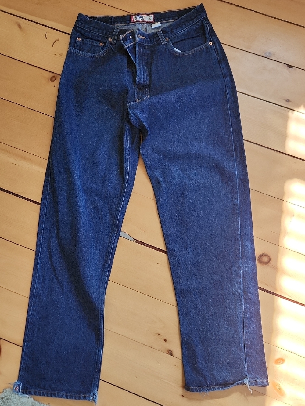 Old Navy Men’s Straight Dark Blue Denim Jeans